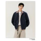 1506-1/J68151/P65韩版潮流男女拼接假两件翻领夹克，男装夹克，星座1506-1