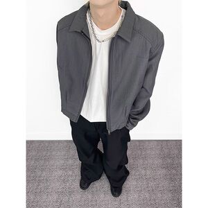 1506-1/JPX960011/P62美式复古水洗做旧工装翻领夹克男图片