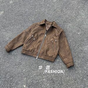 1506-1/JW2801/P148白底风春季美式水洗夹克外套图片