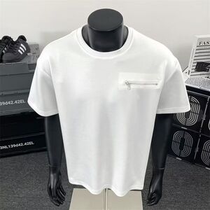 1506-1/TT081/P39短袖t恤男潮牌夏季宽松五分袖图片