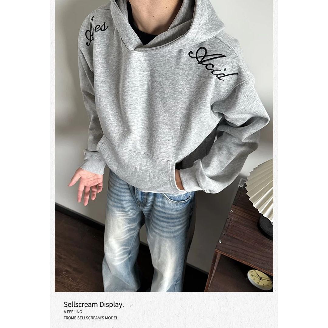 1506-1/WCX2261/P48春秋连帽卫衣男套头刺绣运动青少年,男装卫衣,星座1506-1