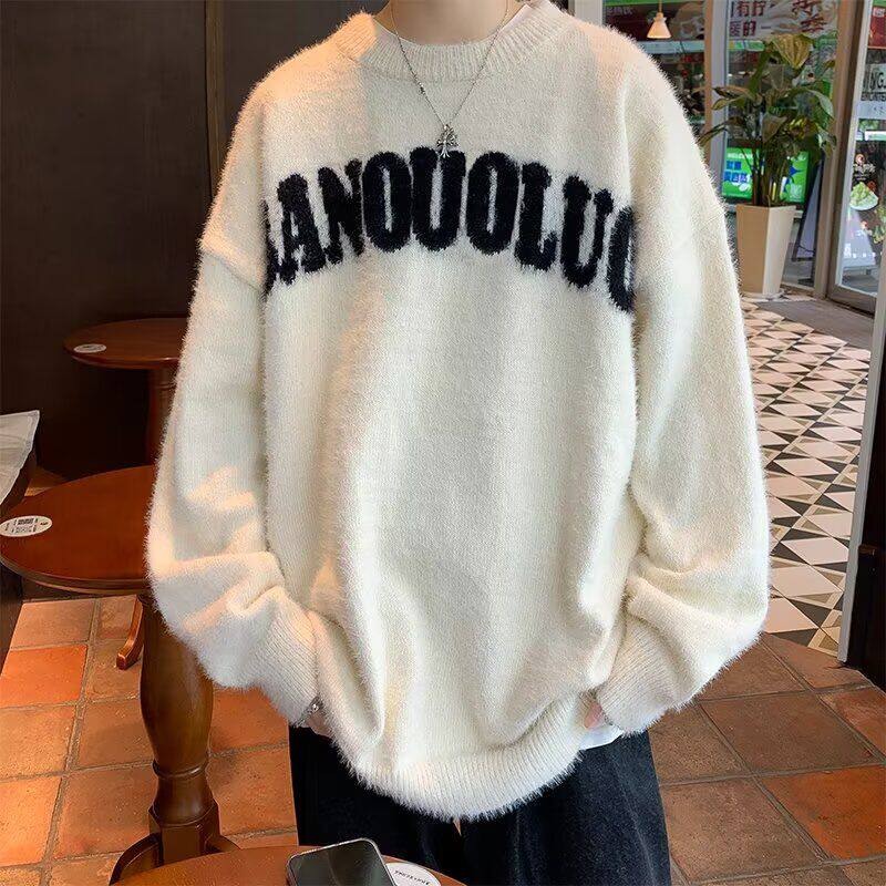 1506/M52161/P52圆领毛衣针织衫男潮牌帅气秋冬季打底衫2图片