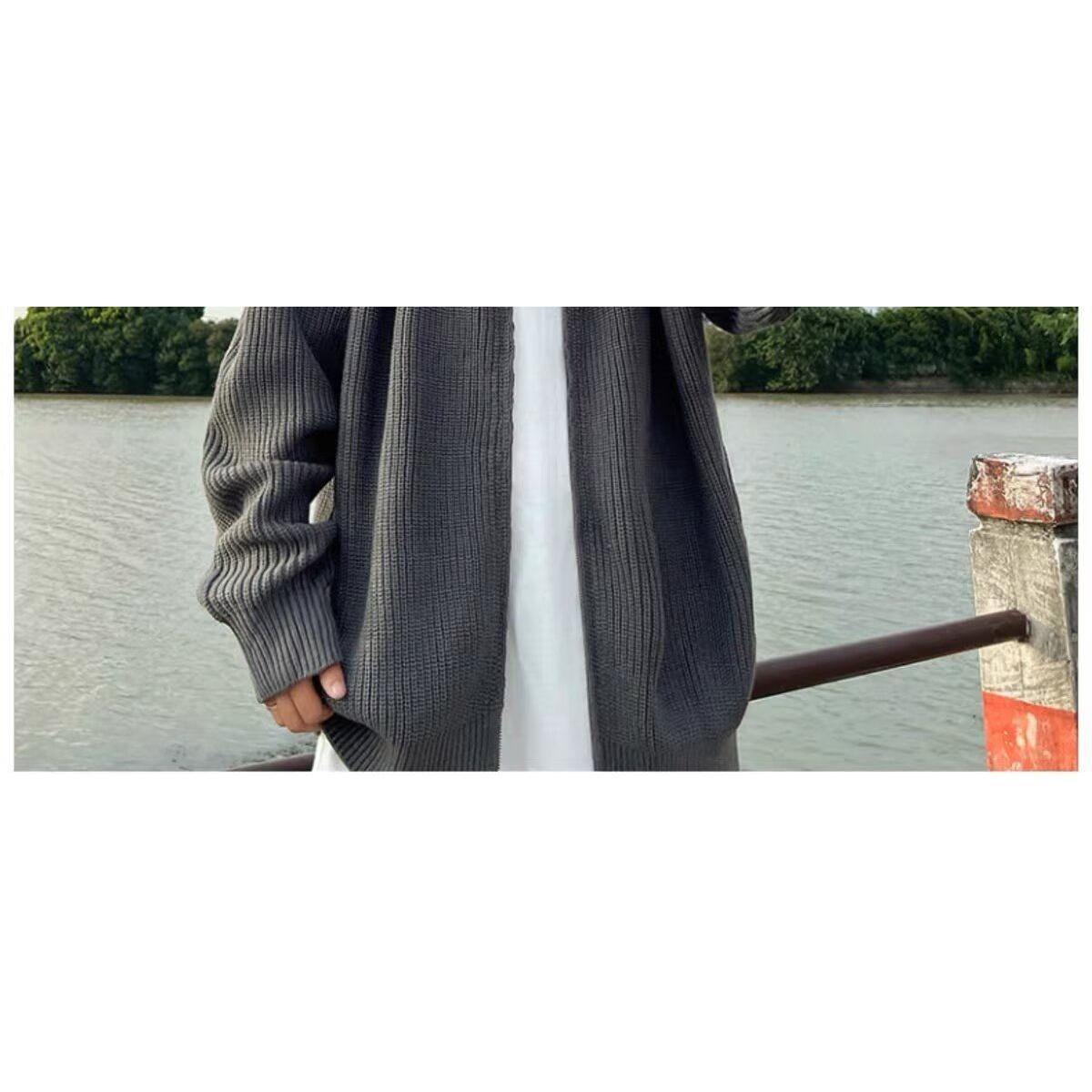 1506-1/MM2201/P54美式街头做旧条纹短款毛衣慵懒高级感,男装针织衫/毛衣,星座1506-1