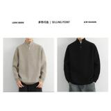 1506/M34881/P64冬季设计感高领针织衫毛衣男宽松长袖上衣2，男装针织衫/毛衣，星座1506-1