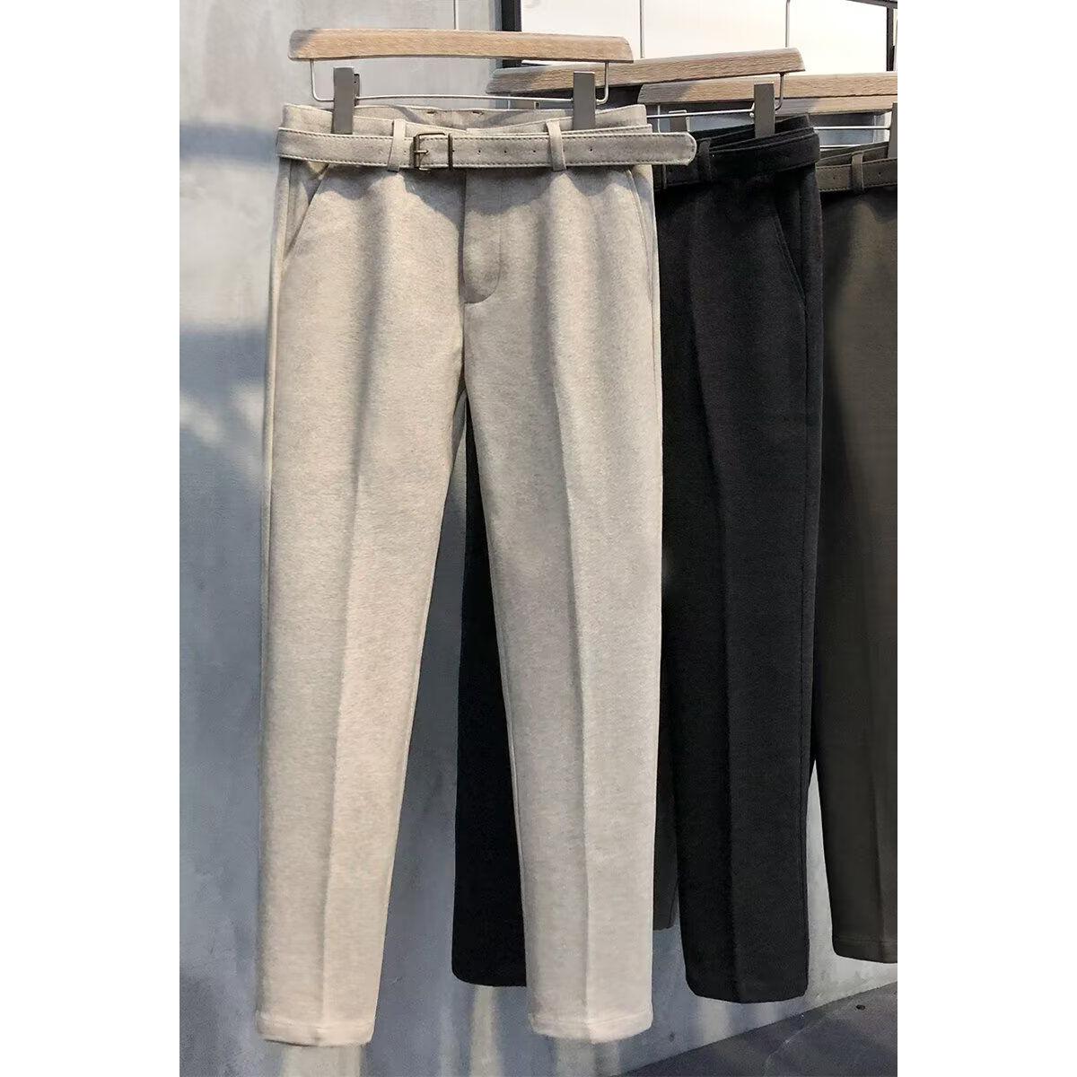 1506-1/XYK551/P59秋冬坠感毛呢料小西裤男士韩版,男装西裤,星座1506-1