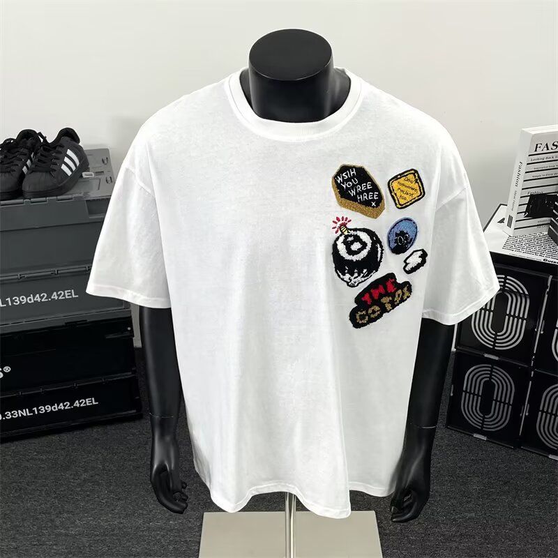 1506-1/WT131/P41简约基础卡通Logo印花圆领卫衣,男装卫衣,星座1506-1