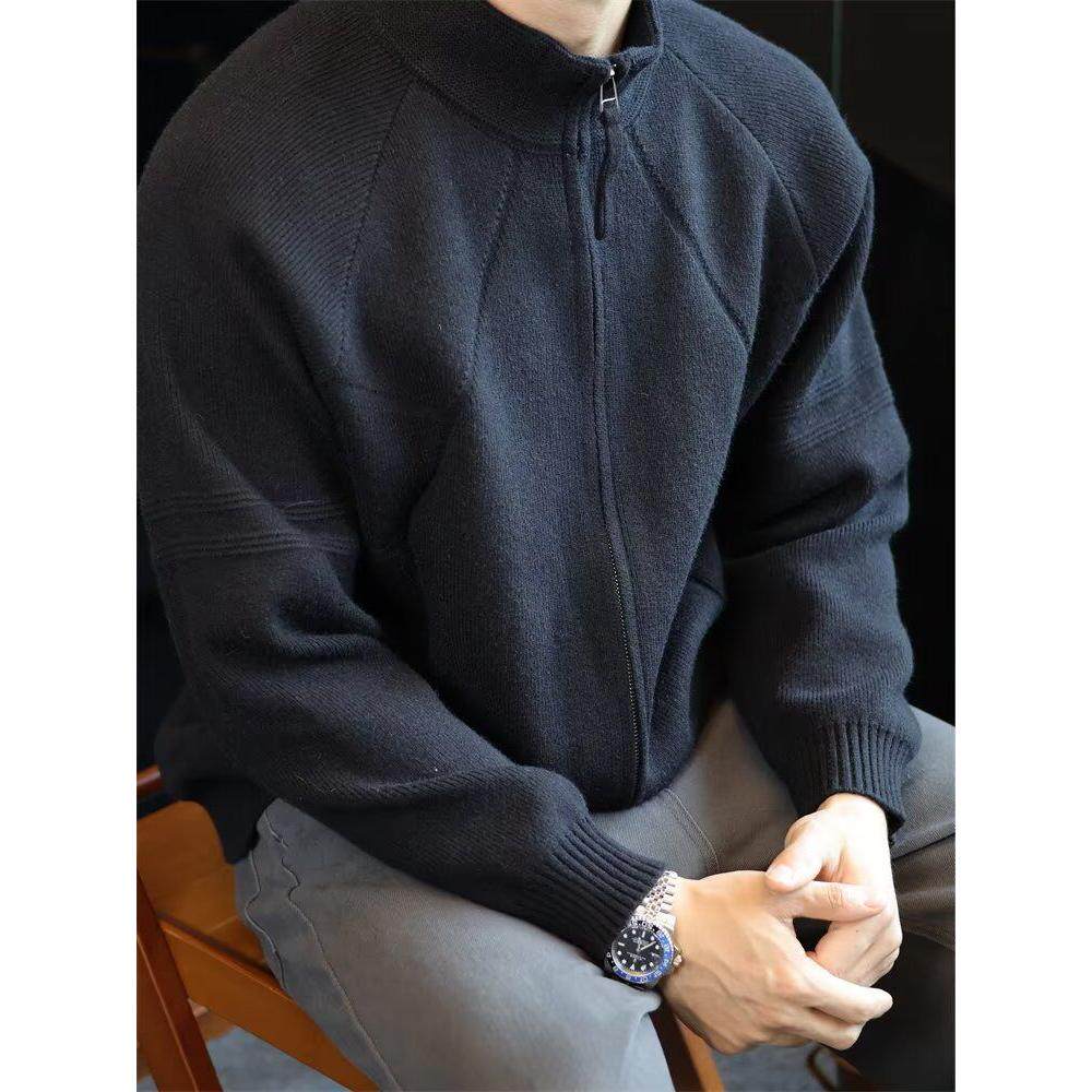 1506/MMY571/P62秋冬新款开衫毛衣美式复古休闲慵懒风V领针织衫2，男装针织衫/毛衣，星座1506-1