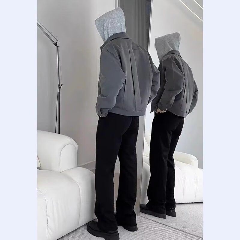 1506-1/TT1611/P62高级感外套松紧腰休闲裤套装两件套，男装休闲套装，星座1506-1