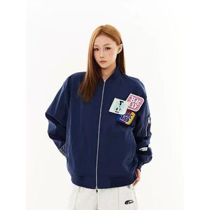 1506-1/JB031/P70美式字母刺绣棒球服男春秋新款图片
