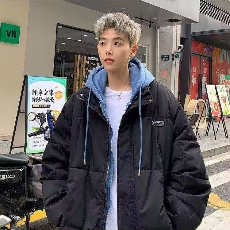 1506/M2131/P71冬季加绒加厚面包服新款潮流日系简约棉衣外套1,男装棉衣,星座1506-1
