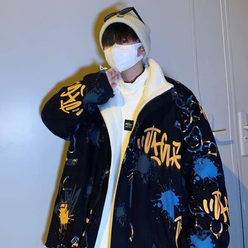 1506/M2011/P54冬季加绒加厚面包服新款潮流简约棉衣外套1，男装棉衣，星座1506-1