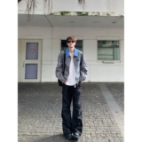 1506-1/JQYRJB10201/P64秋季新款潮牌假两件cleanfit高街风外套，女装短外套，星座1506-1