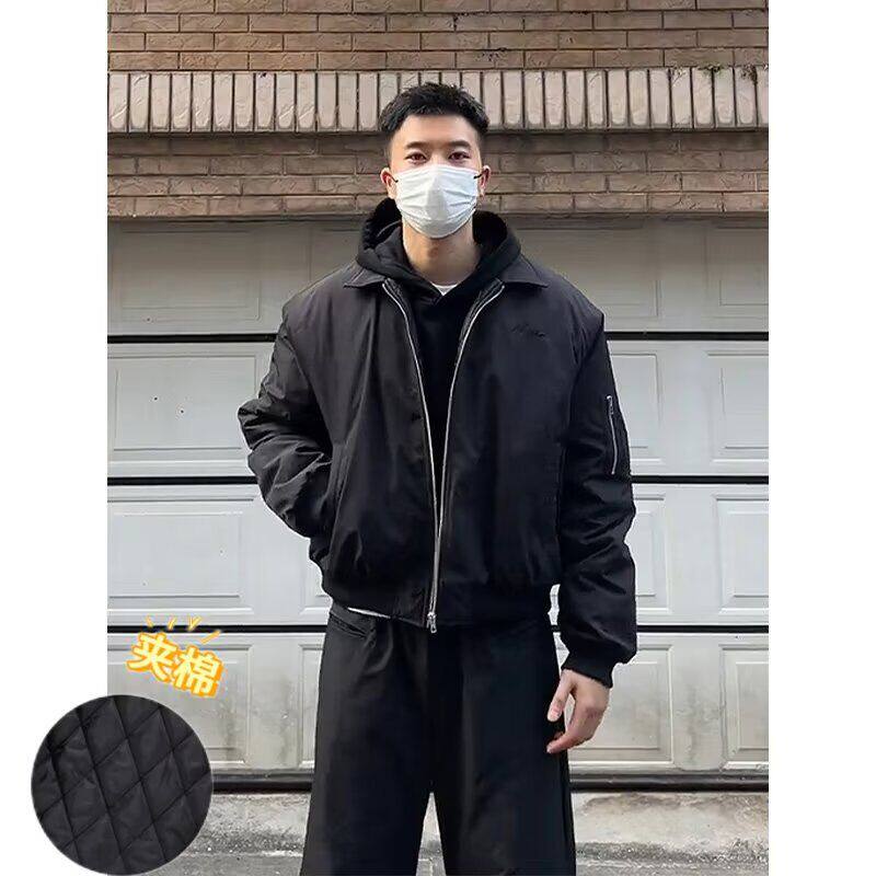 1506-1/J53551/P74全棉水洗做旧夹克男立领欧美简约拉链外套,男装夹克,星座1506-1