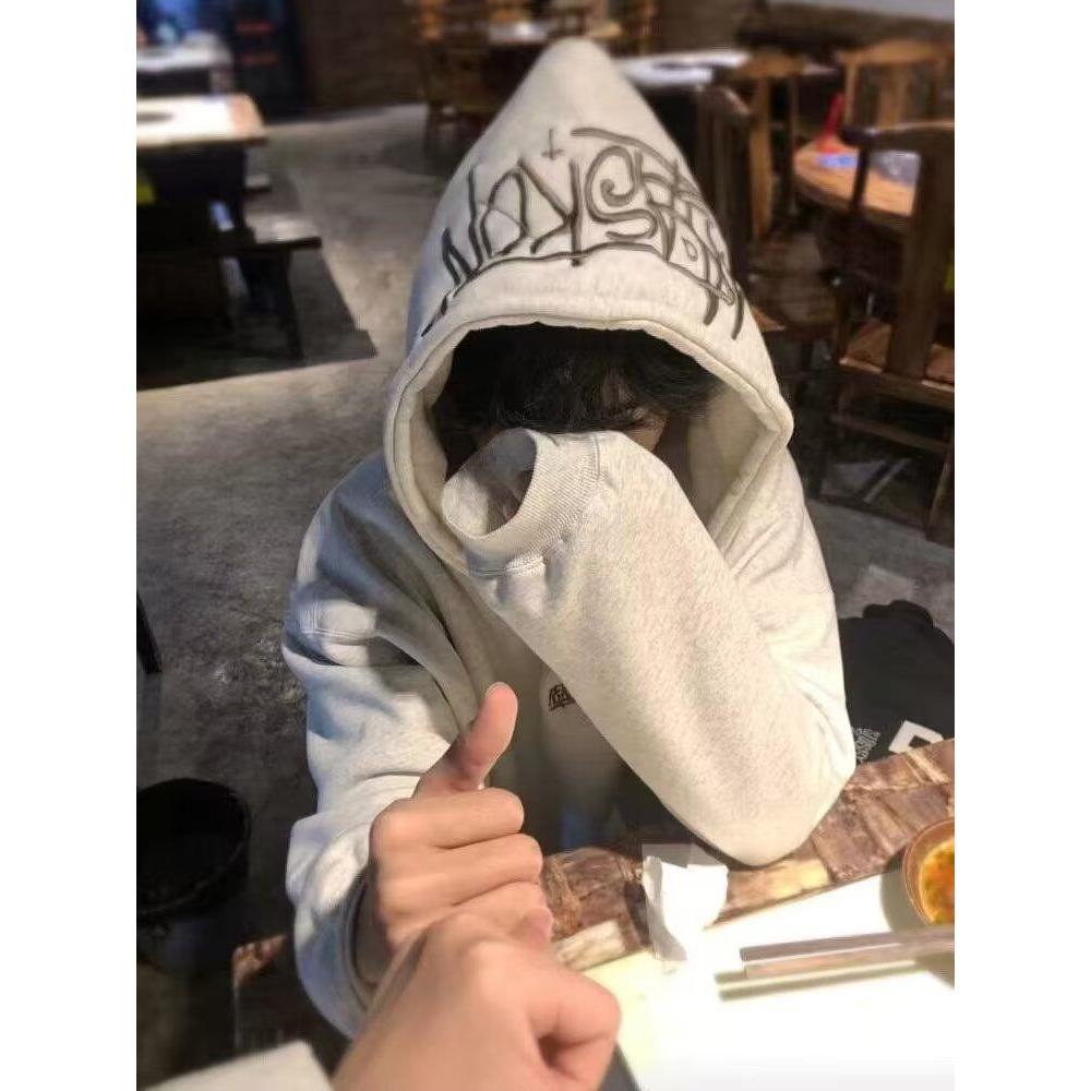 1506-1/W42181/P48卫衣男连帽春季ins宽松潮牌字母印花百搭外套,男装卫衣,星座1506-1