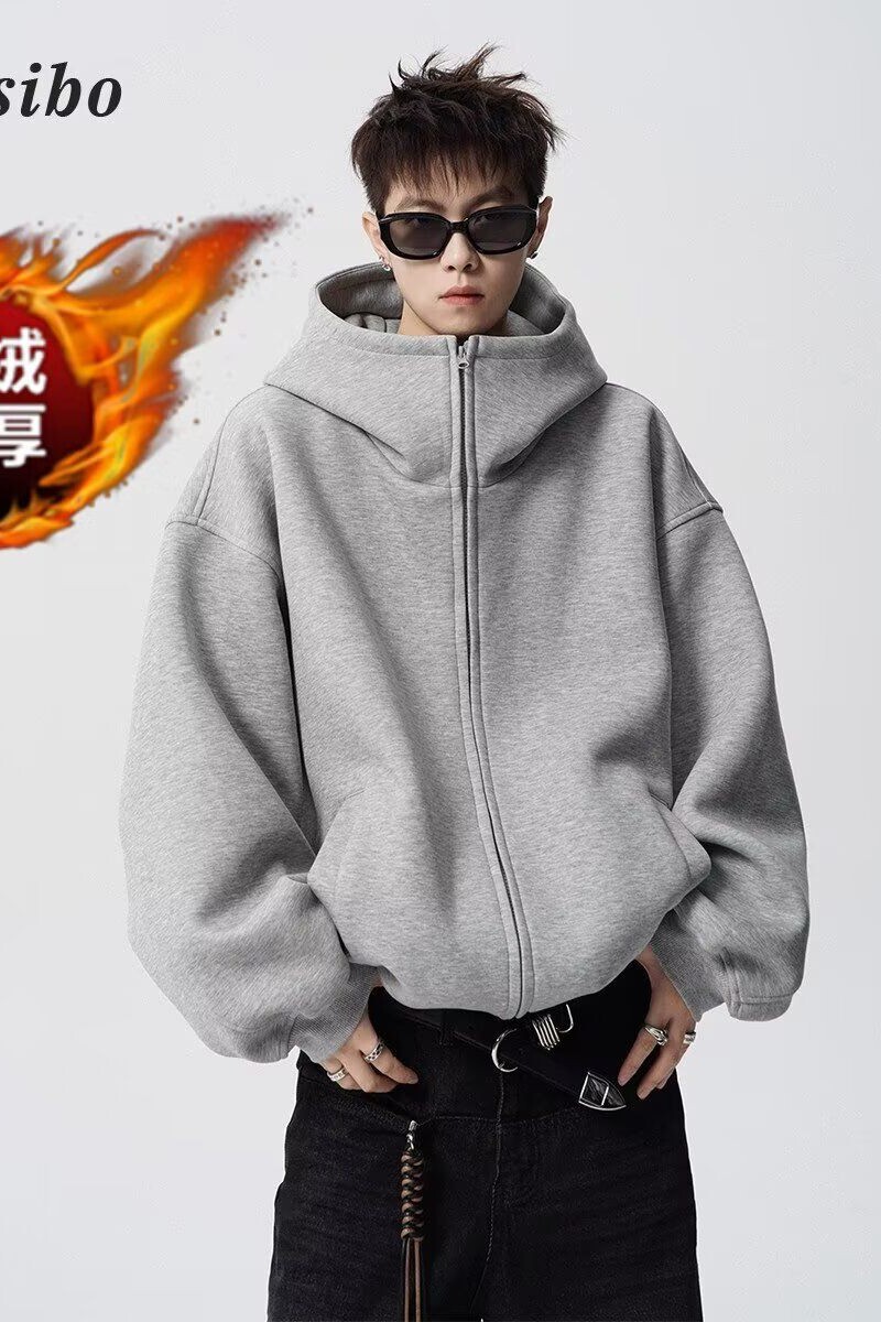 1506/WWT06/P49新款卫衣港风宽松简约连帽卫衣开衫男女同款1,男装卫衣,星座1506-1