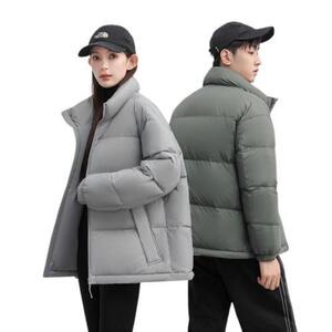 1506/M80221/P59冬季新款三防外套厚款立领面包服纯色1图片