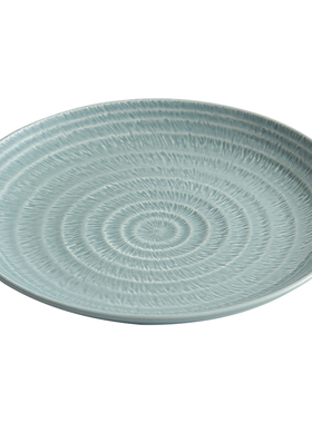 【外贸出口】高品质国际大牌餐具陶瓷灰绿色家用碗菜盘高级感平盘