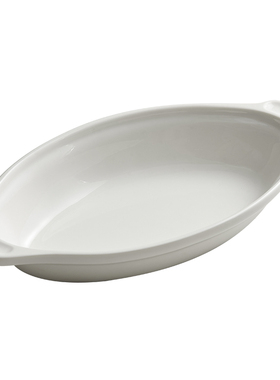 外贸出口陶瓷餐具双耳烤箱焗饭盘家用耐高温烘焙模具创意西餐盘子