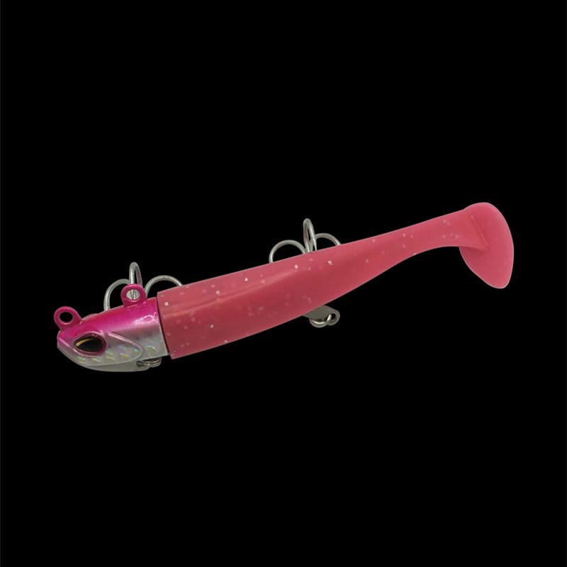 海钓船钓海鲈弯刀路亚饵带铅头钩