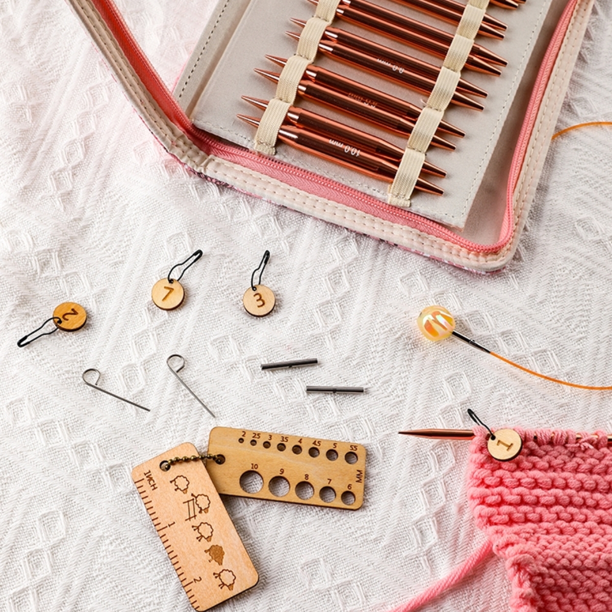 朗恩环形针毛衣针可拆卸换绳