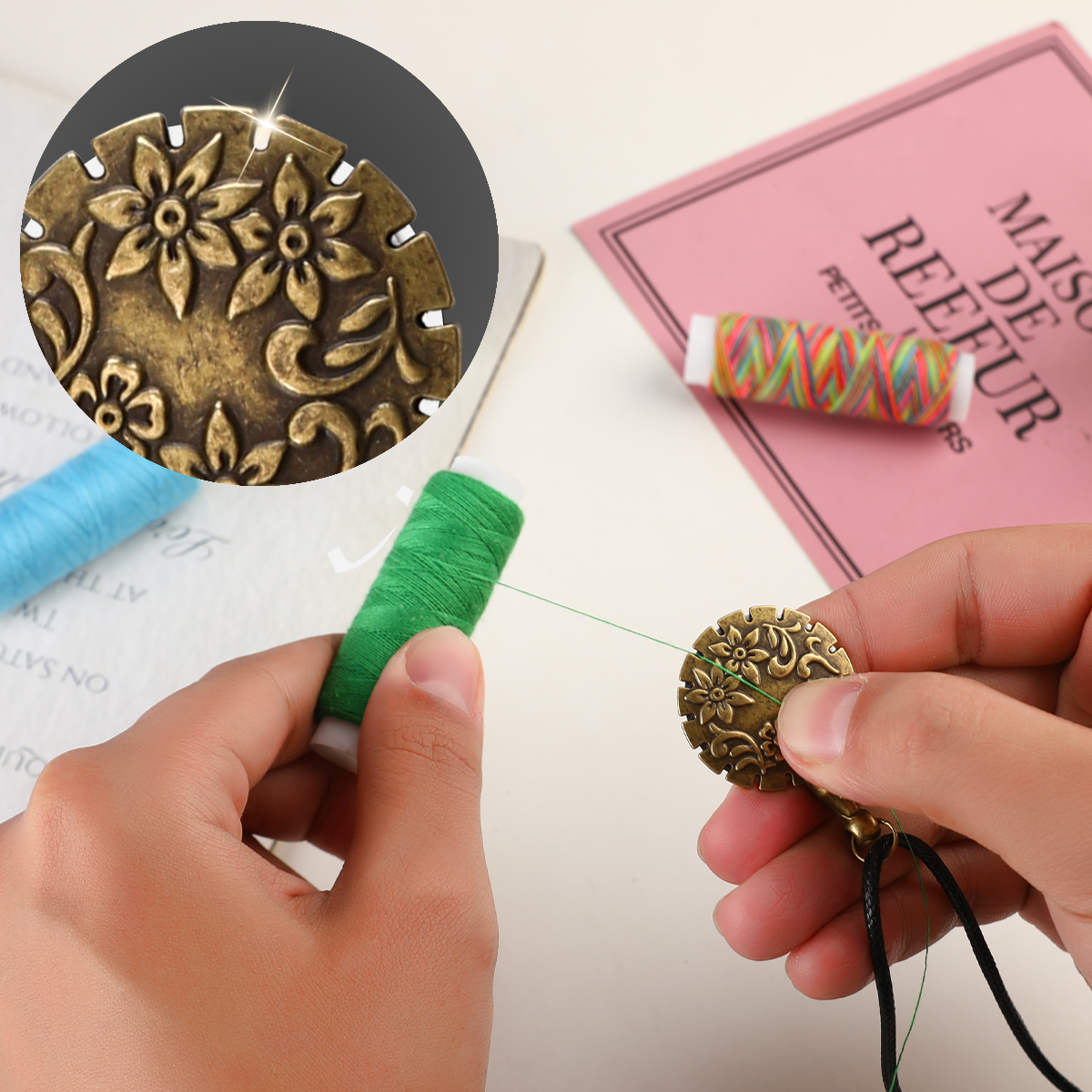 手工缝纫创意割线复古安全剪刀