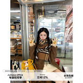 流苏小香风羊毛外套女冬季 草莓跳 法式 高级感正肩单排扣钉珠上衣