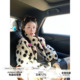 草莓跳 黑白波点立领羊羔毛外套女冬季 宽松保暖加厚毛绒减龄上衣