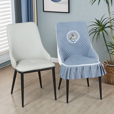 餐桌椅子套罩2025新款家用餐椅套欧式高级感异形四季通用坐椅子套