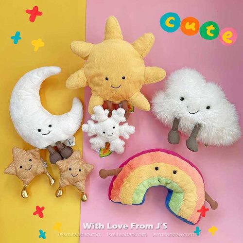 jellycat云朵玩偶圣诞冬季雪花