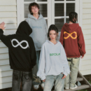 BIPOLAR美式 薄绒国潮牌连帽外套高街头重磅情侣衣服 复古卫衣男装