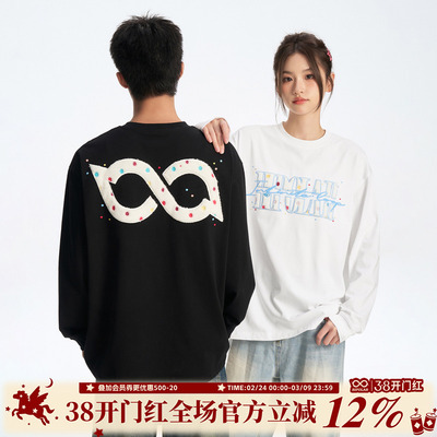 BIPOLAR彩色波点长袖T恤