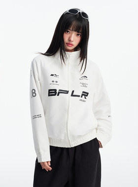 BIPOLAR赛车小标痞帅宽松夹克