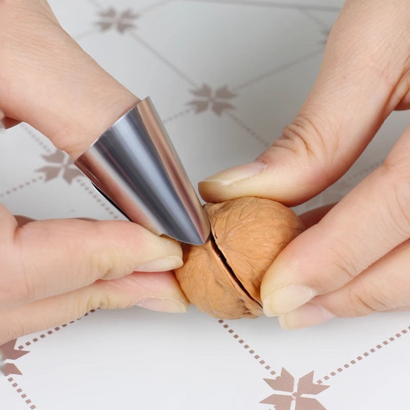 多功能扒蚕豆黄豆铁指甲套