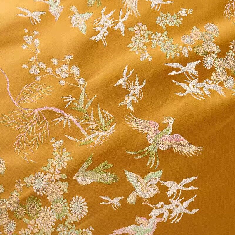 新款织锦缎布料旗袍中式家纺服装