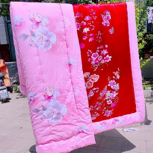 古代丝绸缎杭州织锦花芯定做被套