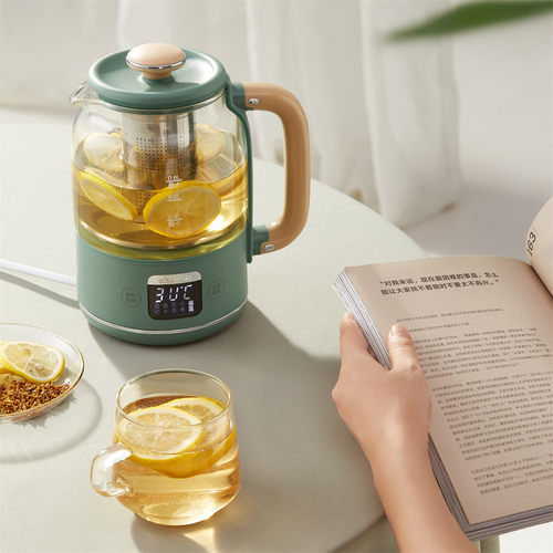 小熊养生壶YSH-C08T1办公室小型mini家用多功能玻璃炖煮壶烧水壶