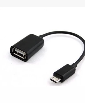 新品上市 热卖 OTG 安卓手机OTG  micro口数据 转接线黑色