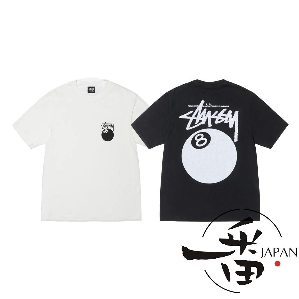 一番 国现 STUSSY 8 BALL TEE PIGMENT DYED 8号球印花短袖T恤 男装 T恤 原图主图