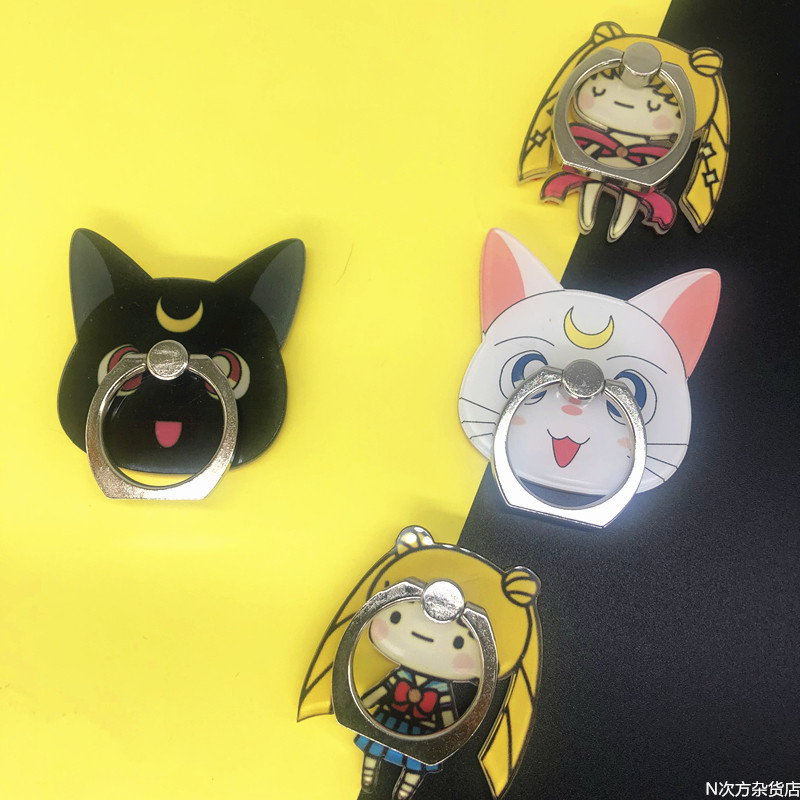 N次方 美少女战士SAILOR MOON月野兔手机指环iPhone支架扣支架座