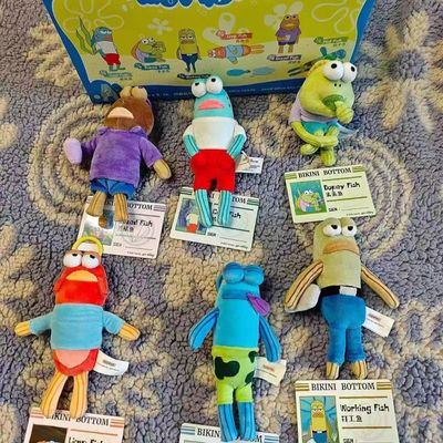 比奇堡的居民盲盒搞怪毛绒玩偶路