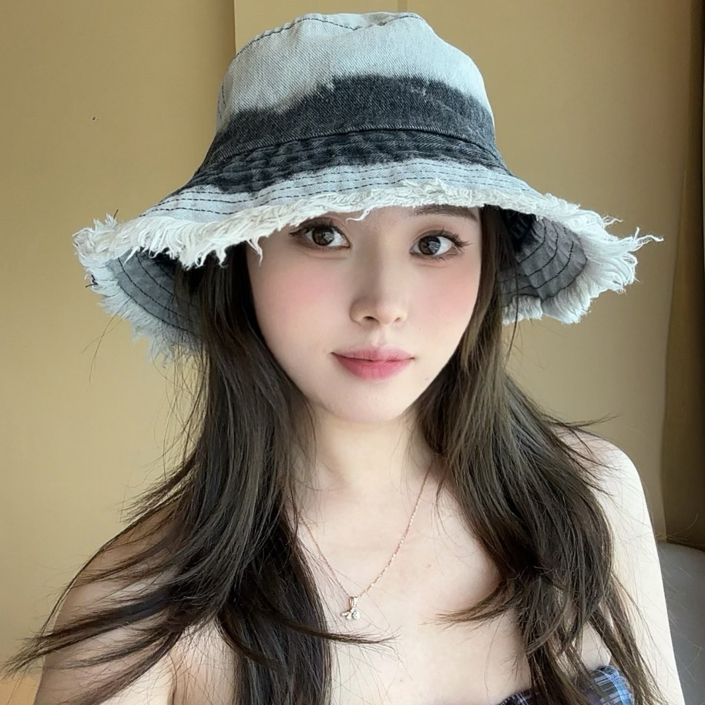 日系复古牛仔渔夫帽子女四季可戴透气素颜防晒盆帽显脸小水洗毛边,服饰配件/皮带/帽子/围巾,帽子,淘宝优惠券,粉丝福利购,淘宝优惠卷