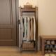 衣架落地家用实木衣帽架多功能简约现代挂衣架卧室衣服简易衣架子