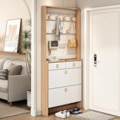 北欧超薄翻斗鞋 架省空间收纳简约 柜带挂衣架门厅柜家用门口进门鞋