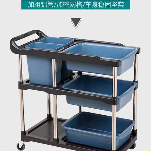 单扶手餐厅收集车收碗车酒店酒楼餐车工具车手推餐馆收餐车