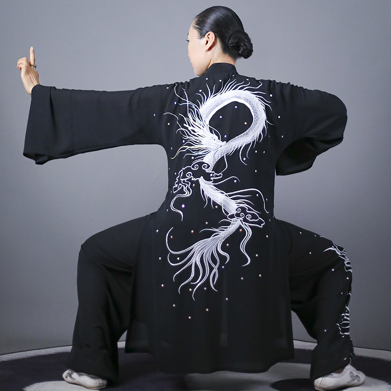 马蕾太极男2022长款太极服飘逸