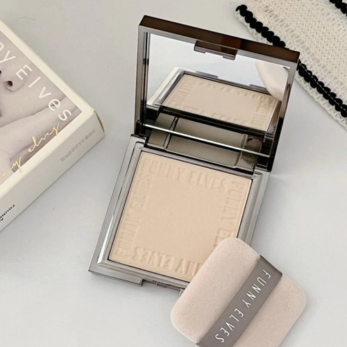 FunnyElves柔焦蜜粉饼散粉粉饼