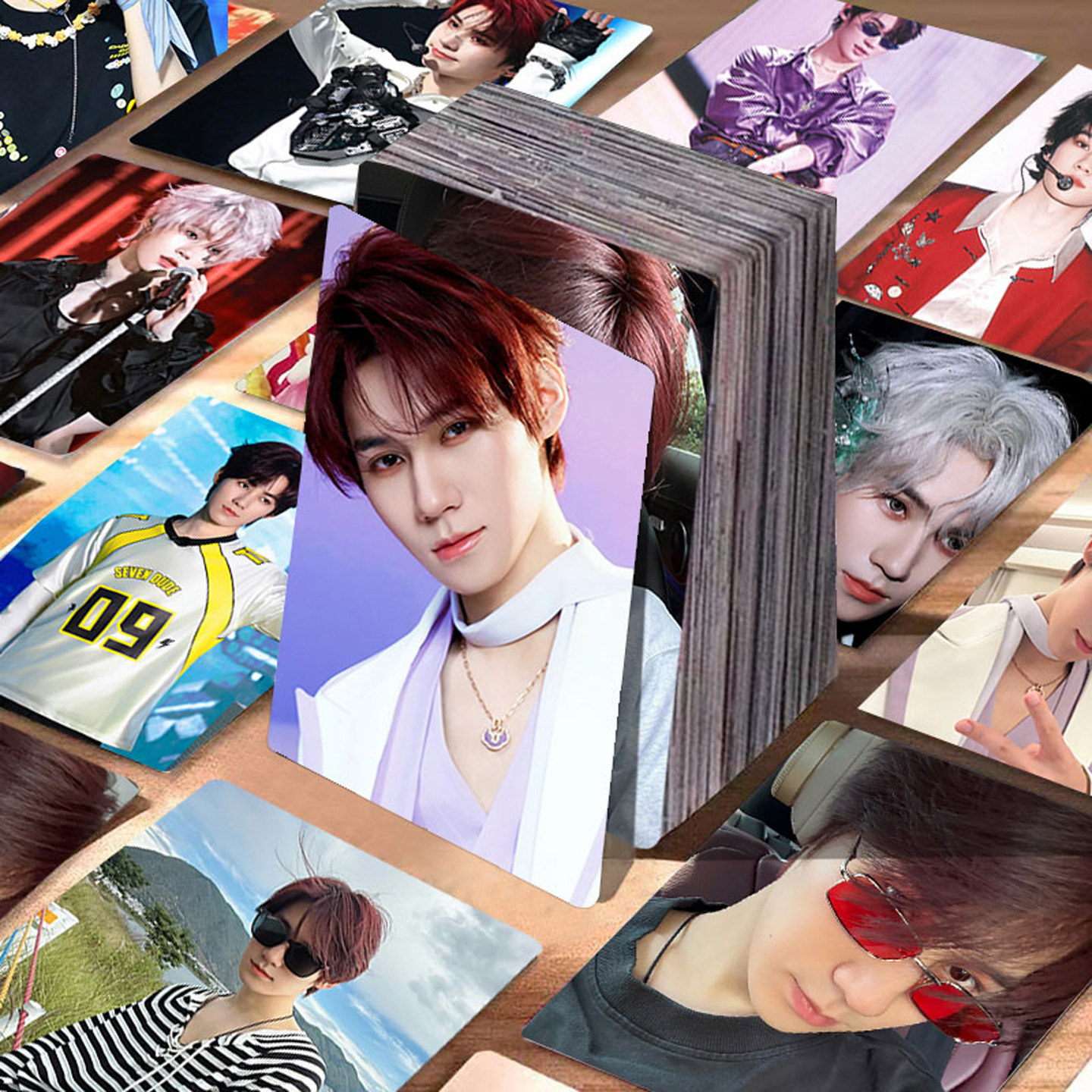 新款张真源小卡55张1盒不重复