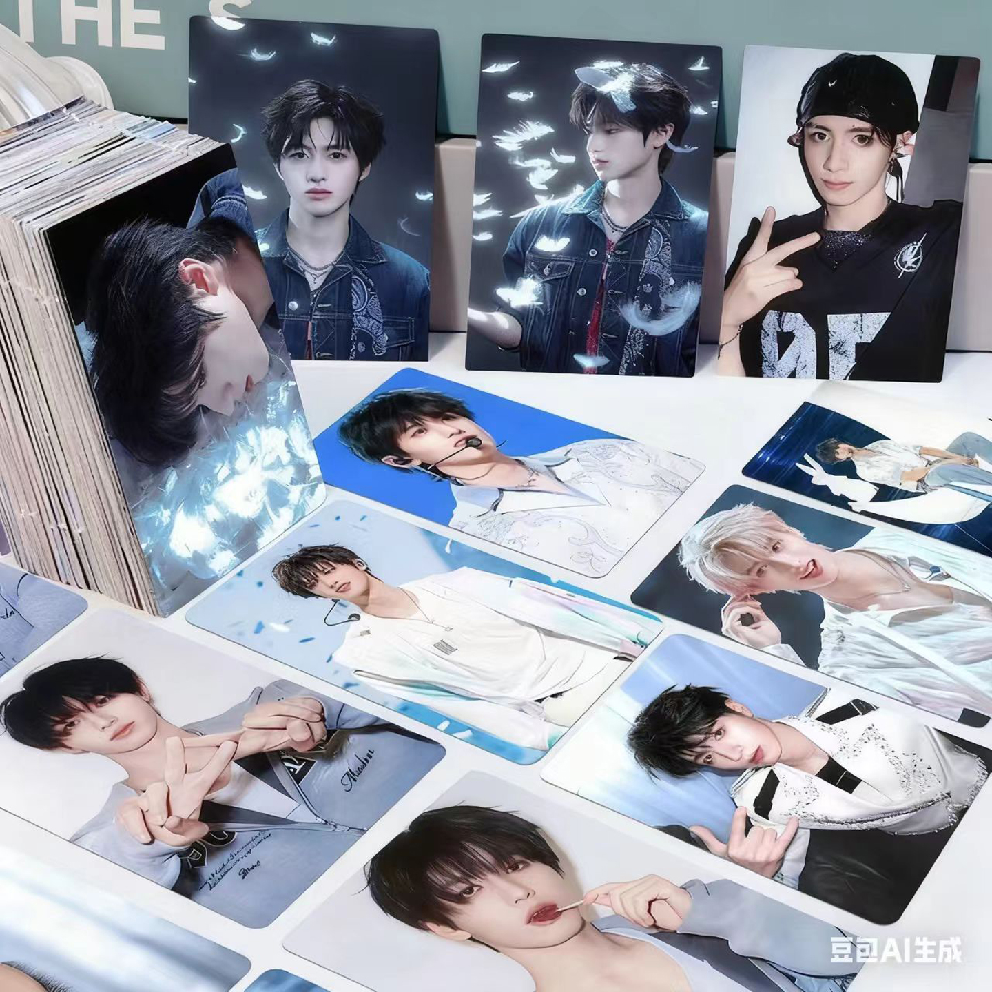 新款朱志鑫小卡55张自印专辑照片