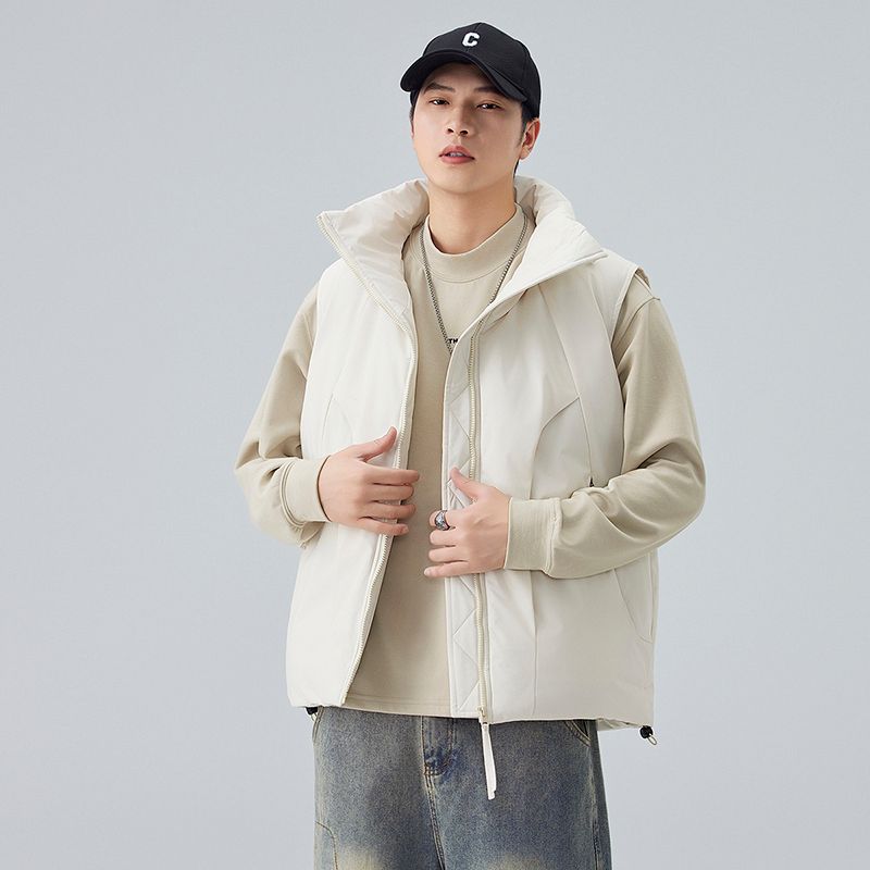 秋冬新款棉服外套马甲男女中性款