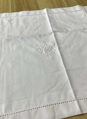 M305 白色抽丝枕套50*70cm一对